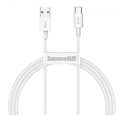 USB кабель Baseus CATYS-A02 Superior Series, Type-C, 2.0 м., Білий