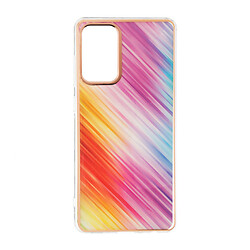 Чохол (накладка) Samsung A725 Galaxy A72, Rainbow Silicone, Помаранчевий
