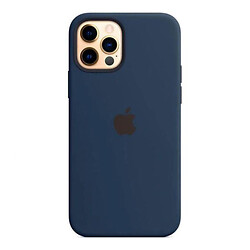 Чохол (накладка) Apple iPhone 12 / iPhone 12 Pro, Silicone Classic Case, MagSafe, Синій