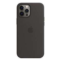 Чохол (накладка) Apple iPhone 12 Pro Max, Silicone Classic Case, MagSafe, Чорний