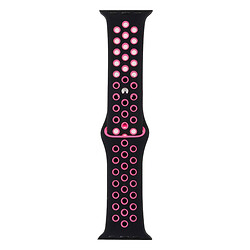 Ремінець Apple Watch 38 / Watch 40, Nike, Чорно-рожевий, Чорний