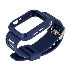 Ремінець Apple Watch 38 / Watch 40, Silicone Shine Protect Case, Синій