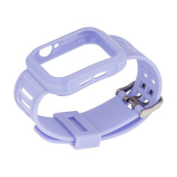 Ремешок Apple Watch 38 / Watch 40, Silicone Shine Protect Case, Фиолетовый
