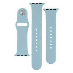 Ремінець Apple Watch 38 / Watch 40, Silicone WatchBand, Light Cyan, Бірюзовий