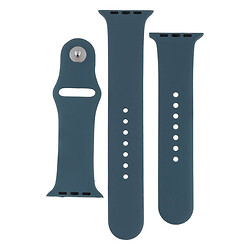 Ремінець Apple Watch 42 / Watch 44, Silicone WatchBand, Granny Grey, Бірюзовий