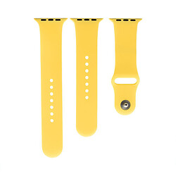 Ремінець Apple Watch 42 / Watch 44, Silicone WatchBand, Canary Yellow, Жовтий