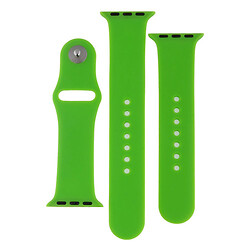 Ремешок Apple Watch 38 / Watch 40, Silicone WatchBand, Shiny Green, Зеленый