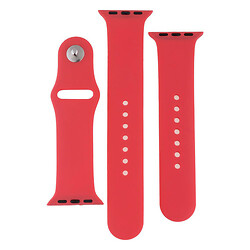 Ремінець Apple Watch 38 / Watch 40, Silicone WatchBand, Rose Red, Червоний