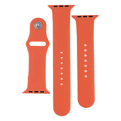 Ремешок Apple Watch 42 / Watch 44, Silicone WatchBand, Papaya, Оранжевый