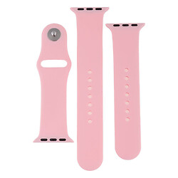Ремешок Apple Watch 38 / Watch 40, Silicone WatchBand, Light Pink, Розовый