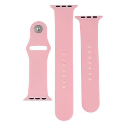 Ремінець Apple Watch 42 / Watch 44, Silicone WatchBand, Light Pink, Рожевий