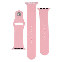 Ремешок Apple Watch 42 / Watch 44, Silicone WatchBand, Light Pink, Розовый