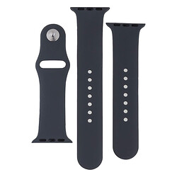 Ремінець Apple Watch 38 / Watch 40, Silicone WatchBand, Dark Grey, Сірий