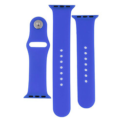 Ремінець Apple Watch 38 / Watch 40, Silicone WatchBand, Shiny Blue, Синій