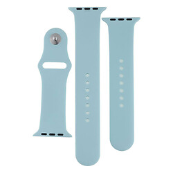 Ремешок Apple Watch 42 / Watch 44, Silicone WatchBand, Light Cyan, Синий