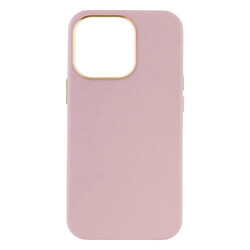 Чехол (накладка) Apple iPhone 13 Pro Max, Leather Case Gold Buttons, Розовый