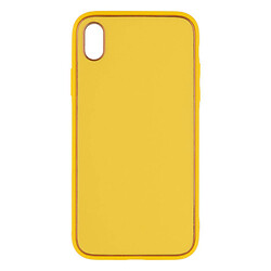 Чохол (накладка) Apple iPhone XR, Leather Case Gold, Жовтий