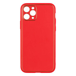 Чехол (накладка) Apple iPhone 11 Pro, Leather Case Gold, Красный