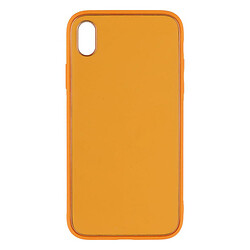 Чохол (накладка) Apple iPhone XR, Leather Case Gold, Персиковий