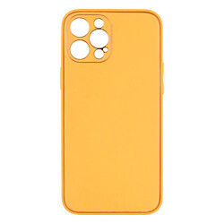 Чохол (накладка) Apple iPhone 12 Pro Max, Leather Case Gold, Персиковий