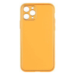 Чехол (накладка) Apple iPhone 11 Pro, Leather Case Gold, Персиковый