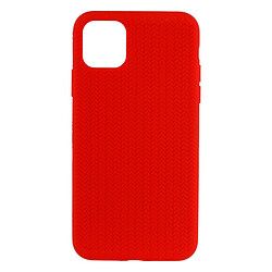 Чохол (накладка) Apple iPhone 11 Pro Max, Silicone Knitted, Червоний