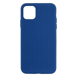 Чехол (накладка) Apple iPhone 11 Pro Max, Silicone Knitted, Синий