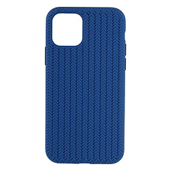 Чохол (накладка) Apple iPhone 11 Pro, Silicone Knitted, Синій