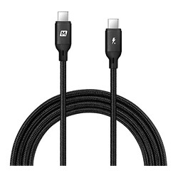 USB кабель Momax DC20D Go Link, Type-C, 2.0 м., Чорний