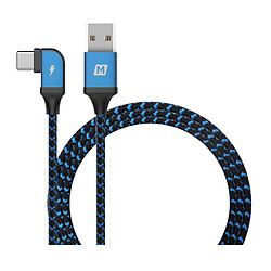 USB кабель Momax DA15B Play Gaming Cable, Type-C, 1.2 м., Синій