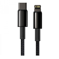 USB кабель Baseus CATLWJ-A01 Tungsten Gold Fast Charging Data Cable Apple iPhone SE 2022 / iPhone 14 Pro Max / iPhone 14 Plus / iPhone 14 Pro / iPhone 14 / iPhone 13 Pro / iPhone 13 Mini / iPhone 13 / iPhone 13 Pro Max, Lightning, 2.0 м., Чорний
