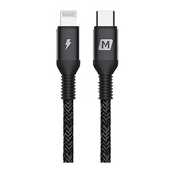 USB кабель Momax DL50D Elite Link Apple iPhone SE 2022 / iPhone 14 Pro Max / iPhone 14 Plus / iPhone 14 Pro / iPhone 14 / iPhone 13 Pro / iPhone 13 Mini / iPhone 13 / iPhone 13 Pro Max / iPhone 12 Mini / iPhone 12 Pro Max, Lightning, 3.0 м., Чорний