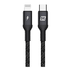 USB кабель Momax DL30 Elite Link Apple iPhone SE 2022 / iPhone 14 Pro Max / iPhone 14 Plus / iPhone 14 Pro / iPhone 14 / iPhone 13 Pro / iPhone 13 Mini / iPhone 13 / iPhone 13 Pro Max / iPhone 12 Mini / iPhone 12 Pro Max, Lightning, 0.3 м., Чорний