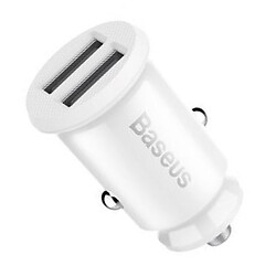 АЗП Baseus CCALL-ML02 Grain Car Charger, 3.1 A, Білий