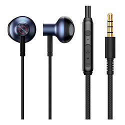 Наушники Baseus NGH19-01 Encok Wired, С микрофоном, Черный
