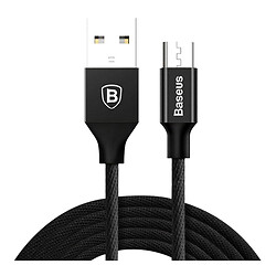 USB кабель Baseus CAMYW-B01 Cable Yiven, MicroUSB, 1.5 м., Чорний