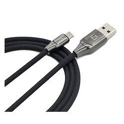 USB кабель iZi PM-11, MicroUSB, 1.0 м., Чорний