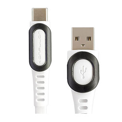 USB кабель Konfulon DC-03C, Type-C, 2.0 м., Білий