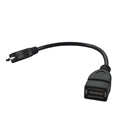 OTG кабель, MicroUSB, USB, Черный