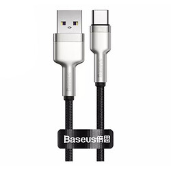 USB кабель Baseus CAKF000001 Cafule Series Metal, Type-C, 0.25 м., Черный