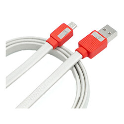 USB кабель iZi MD-12, MicroUSB, 2.0 м., Белый