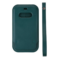 Чохол (накладка) Apple iPhone 12 Pro Max, MagSafe Leather Case, зелений