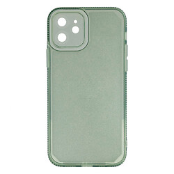 Чехол (накладка) Apple iPhone 12, Frame Clear Shine, зеленый