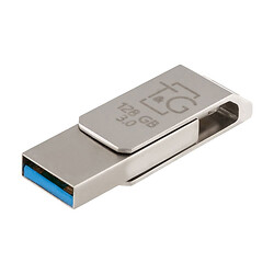 USB Flash T&G Metal 008 2 в 1, 128 Гб., Серебряный