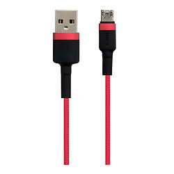 USB кабель Baseus CAMKLF-B09, MicroUSB, Червоний
