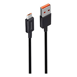 USB кабель Baseus CAMYS-A01, MicroUSB, 2.0 м., Черный