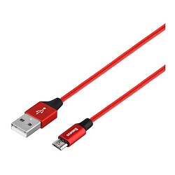USB кабель Baseus CAMYW-B09, MicroUSB, 1.5 м., Червоний
