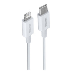 USB кабель Baseus CATLYS-C-02 Apple iPhone SE 2022 / iPhone 14 Pro Max / iPhone 14 Plus / iPhone 14 Pro / iPhone 14 / iPhone 13 Pro / iPhone 13 Mini / iPhone 13 / iPhone 13 Pro Max / iPhone 12 Mini / iPhone 12 Pro Max, Lightning, 2.0 м., Білий