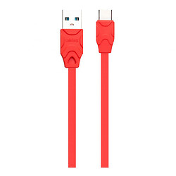 USB кабель Celebrat CB-02t, Type-C, Червоний