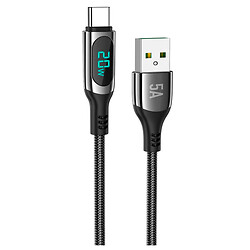 USB кабель Hoco S51 Extreme, Type-C, черный, 1.2 м.
